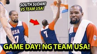 Game day na! "South Sudan kontra USA!" , Kevin Durant sumalang na sa scrimmages sa london!