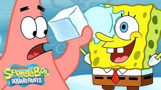 SpongeBob and Patrick Get In A SNOWBALL Fight  | Full Scene | @SpongeBobOfficial