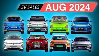  August 2024 EV Sales: Tata Tops, KIA Enters Top 10! Kaun Gira, Kaun Ubhra?