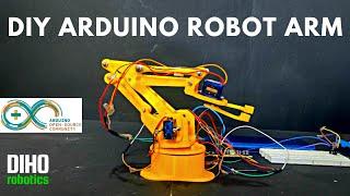 DIY ROBOTIC ARM - Full Video