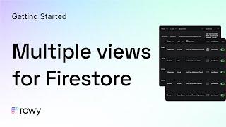 Multiple table views for Firestore collection