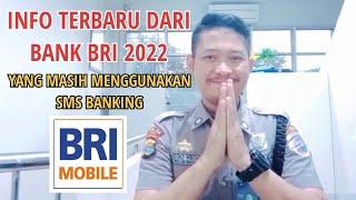 INFO BANK BRI TERBARU PENGGUNA SMS BANKING 2022 || BURUAN !!!