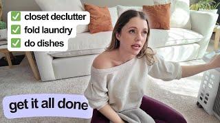 Productive Mom Vlog: Cleaning Motivation, Decluttering & Chatting! 