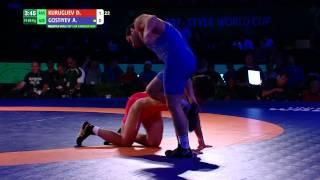 86 kg - Dauren KURUGLIEV (RUS) df. Aleksandr GOSTIYEV (AZE), 4-0