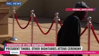 President Tinubu, Others Arrive South Africa for Ramaphosa’s inauguration