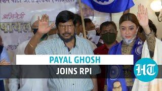 Watch: Payal Ghosh joins RPI; says Bollywood should boycott Anurag Kashyap