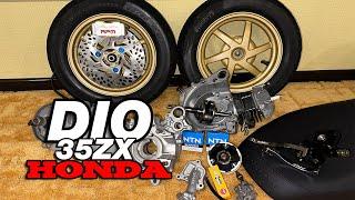 RPM RACING caliper for HONDA DIO 35ZX | Review of the Honda Dio 35zx project from Factory