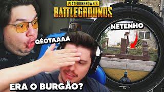 NETENHO DE FRENTE NUNCA AGUENTOU! (BURGAO vs NETENHO) PUBG