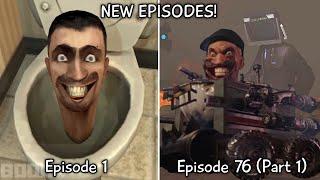 Skibidi Toilet 1 - 76 Part 1 All Episodes (60 FPS REMASTERED) Strider Skibidi Toilet  (Episode 77?)