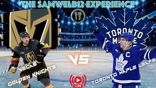  VEGAS GOLDEN KNIGHTS vs. TORONTO MAPLE LEAFS | Live NHL Hockey | Play by play