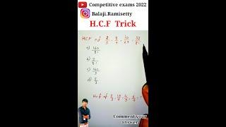 HCF and LCM Aptitude Tricks | HCF by division method | HCF Maths | Shortcuts & Tricks