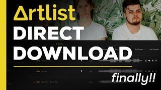 Direct Downloads on Artlist...Finally!