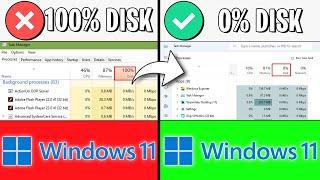How to Fix 100% DISK USAGE on ANY PC in 2023!