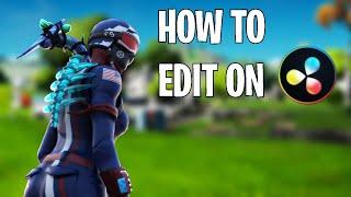 HOW TO EDIT LIKE YARN, NNUMBY AND LMGK ON DaVinci Resolve! (Fortnite Editing Tutorial) #TezicRC