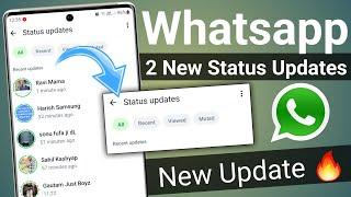 2 Whatsapp New updates For status | Whatsapp new features | whatsapp new status update 