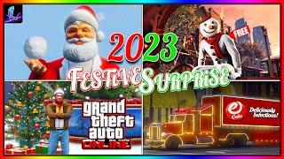 *NEW* ALL LIMITED TIME CHRISTMAS CONTENT IN GTA 5 ONLINE! Christmas 2023 DLC UPDATE!