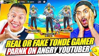 Real Or Fake TondeGamer Superchat Prank On Angry Youtuber Gone Wrong   - Garena Free Fire Max