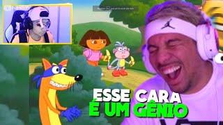  PIUZINHO REAGINDO A DORA MACONHEIRA (MATEI O RAPOSO??) | PIUZINHO REAGINDO A MEMES | TENTE N RIR 