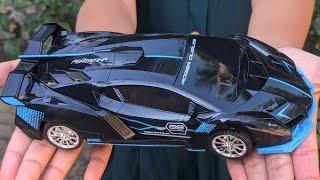 Lamborghini Black 1:18 Scale Remote Control Car 27 MHz Chargeable