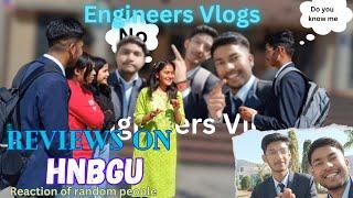 Honest Reviews On HNBGU  || Reaction of Random people || @hnbgarhwaluniversityoffici405