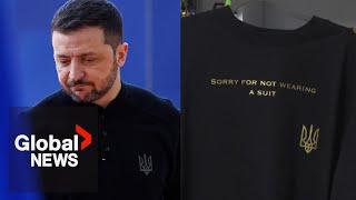 Ukrainians in New Brunswick funding country's front lines with Zelenskyy-style shirts