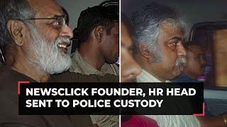 NewsClick raids: Founder, HR head sent to police custody for alleged agenda to sabotage 2019 polls