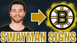 IT FINALLY HAPPENED!!! JEREMY SWAYMAN SIGNS $66M DEAL WITH BOSTON BRUINS!!!