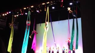 Douglas Anderson HS - Students Performing Silks - Breanna and Sydney - YA!