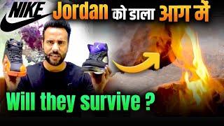 Original Nike Air Jordan Ke Sath Experiment I Making starlight Fire Proof Material by Ashu Sir