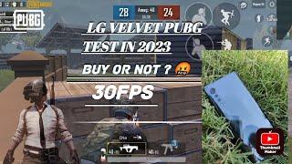 LG Velvet Pubg Test In 2024 | Battery Drain Test| Buy or Not ?