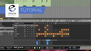 Studio One 4 - Using Pattern Mode On Drums And Synths