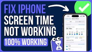 [FIXED] IPHONE SCREEN TIME NOT WORKING 2024 | Fix Apple Screen Time Not Working