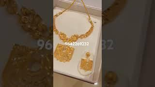 22k jewelry it is  good quality necklace and very beautiful  u have to wear it..