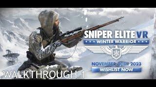 SNIPER ELITE WINTER WARRIOR   WALKTHROUGH 1