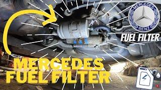 MERCEDES FUEL FILTER and hose change CLK w208,Benzinfilter und Schlauch,kütusefilter ja voolik