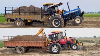 Arjun 555 VS New Holland 3630 | Mitti Di Tralli