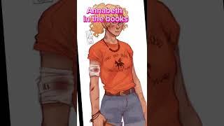 Annabeth books vs movies #percy #percyjackson