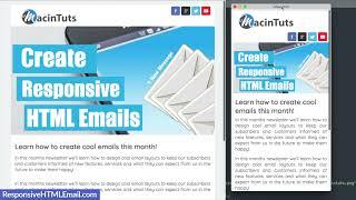 HTML Email Template Built From Scratch