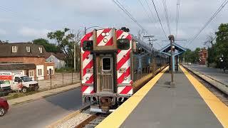 METRA ELECTRIC LINE HIGHLINER II #1278 #1297 #1268 #1279 79TH CHELTENHAM PLATFORM CHICAGO IL 7/21/21