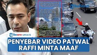 Penyebar Video Patwal yang Kawal Mobil RI 36 Milik Raffi Ahmad Minta Maaf: Citra Polri Jadi Tak Baik