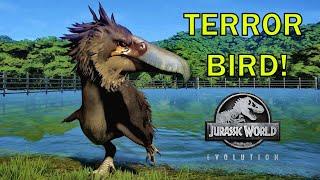 TERROR BIRD! BIRD VS AEROSTEON! JURASSIC WORLD EVOLUTION! DinoNerds!