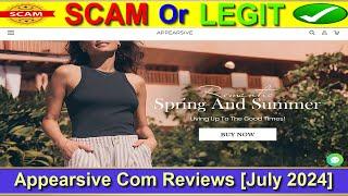 Appearsive Com Reviews (July 2024) This Online Store Legit or Scam?| Product Review
