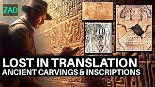 Hidden Secrets of the Ancient Carvings & Inscriptions