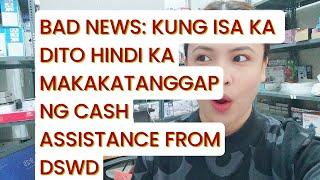 MGA HINDI MAKAKATANGGAP NG CASH ASSISTANCE FROM DSWD, PAGLILINAW NI SEC. ERWIN TULFO