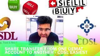 Share Transfer From One Demat Account To Another | CDSL to CDSL | via Easiest  | Siddhant Jain |