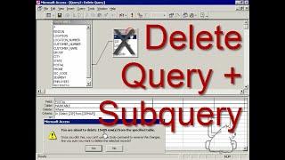 Delete Query with SubQuery ~ DataPig