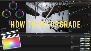 COLOR GRADE for FREE IN FINAL CUT PRO!(NO PLUGINS)