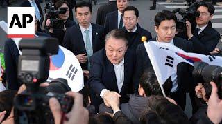 South Korean President Yoon arrives at residence after release from prison