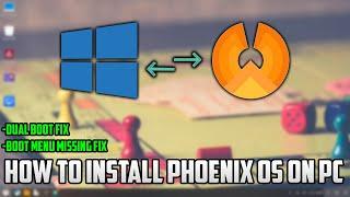 How To Install Phoenix OS On PC | Dual Boot Fix | Uefi/GPT Partition