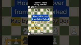 RECOVER from being FORKED with THIS #chess #chessfork #learnchess